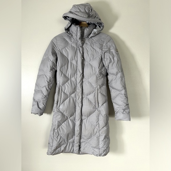 THE NORTH FACE Women's Miss Metro Hooded Water Resistant Down Parka Gray Size XS - Picture 3 of 16